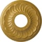 Ekena Millwork Blackthorn Ceiling Medallion (Canopies up to 4 7/8"), 11 3/4"OD x 3 5/8"ID x 1"P, Iridescent Gold CM11BLIGS - alternate 1